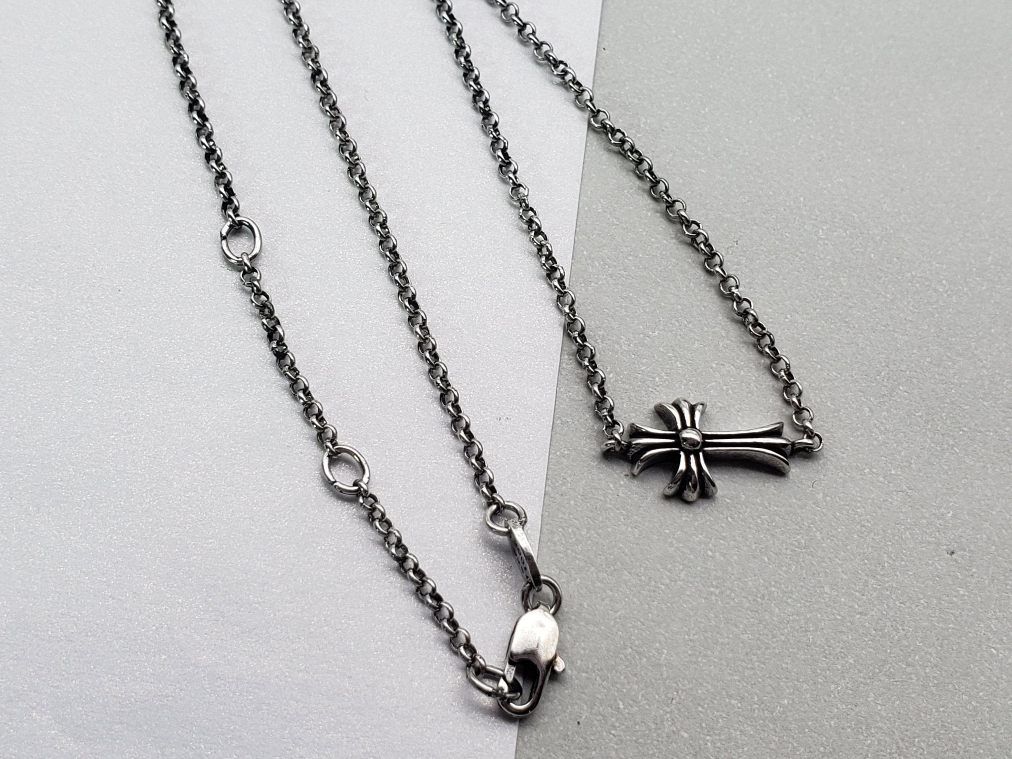 Chrome Jewels Necklace, 40-45cm Adjustable