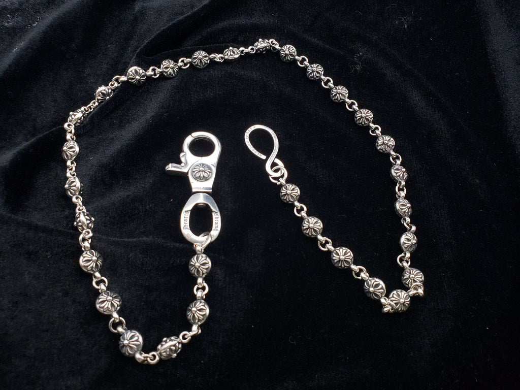 Chrome Jewelry Pants Chain, Edgy style