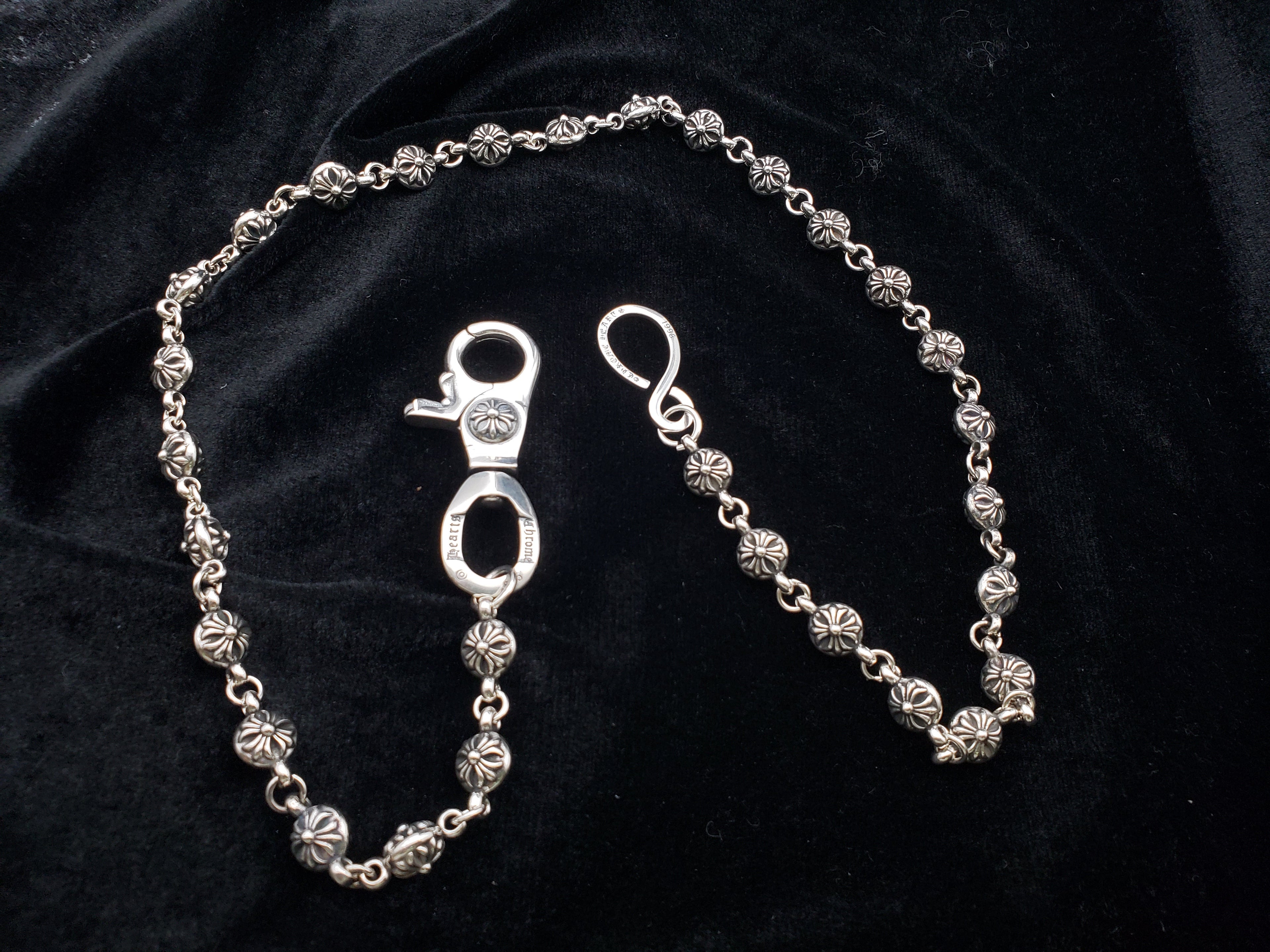 Chrome Jewelry Pants Chain, Edgy style