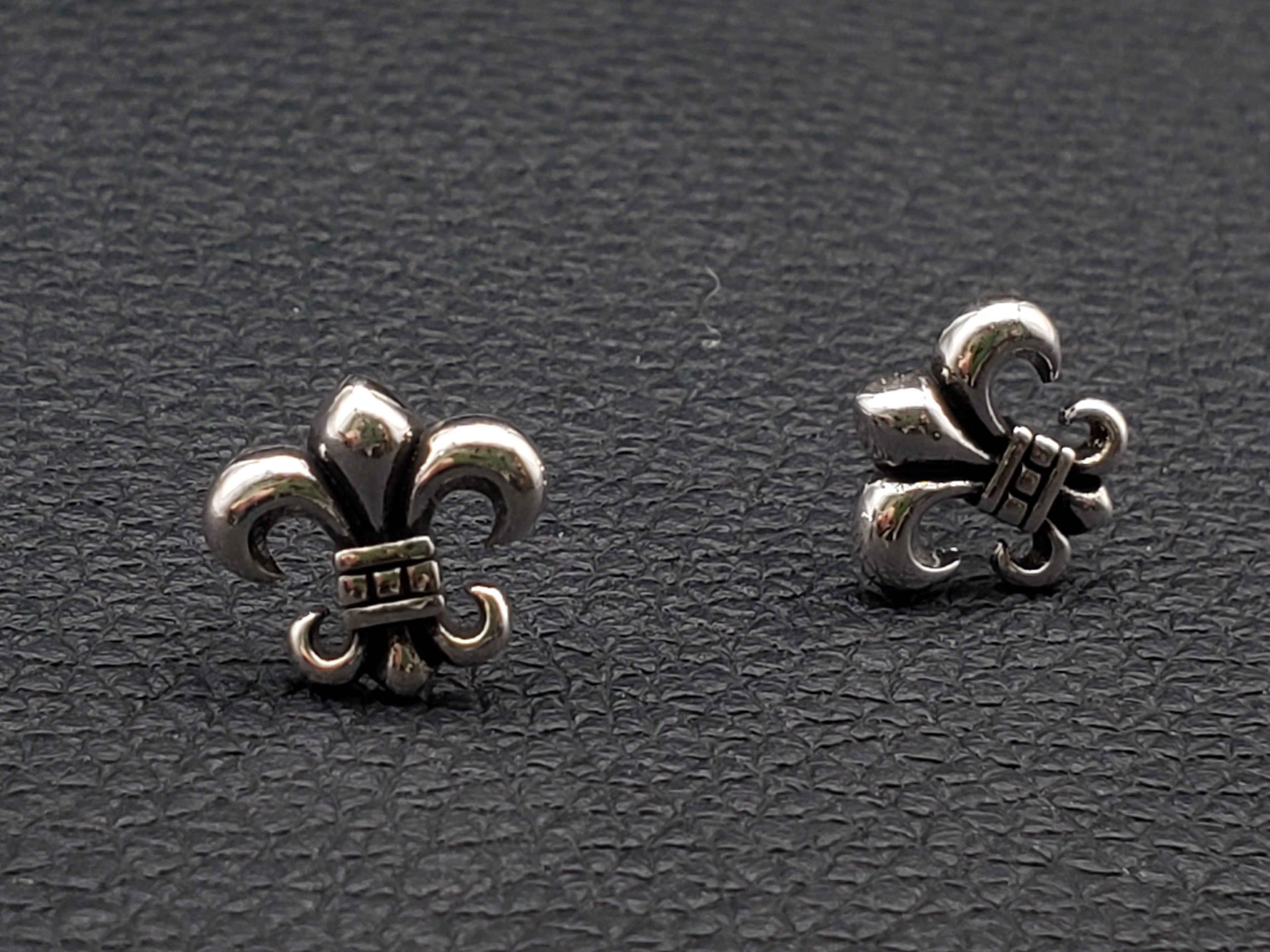 Chrome Inspired Scout Flowers Earrings, Chrome jewelry Earrings