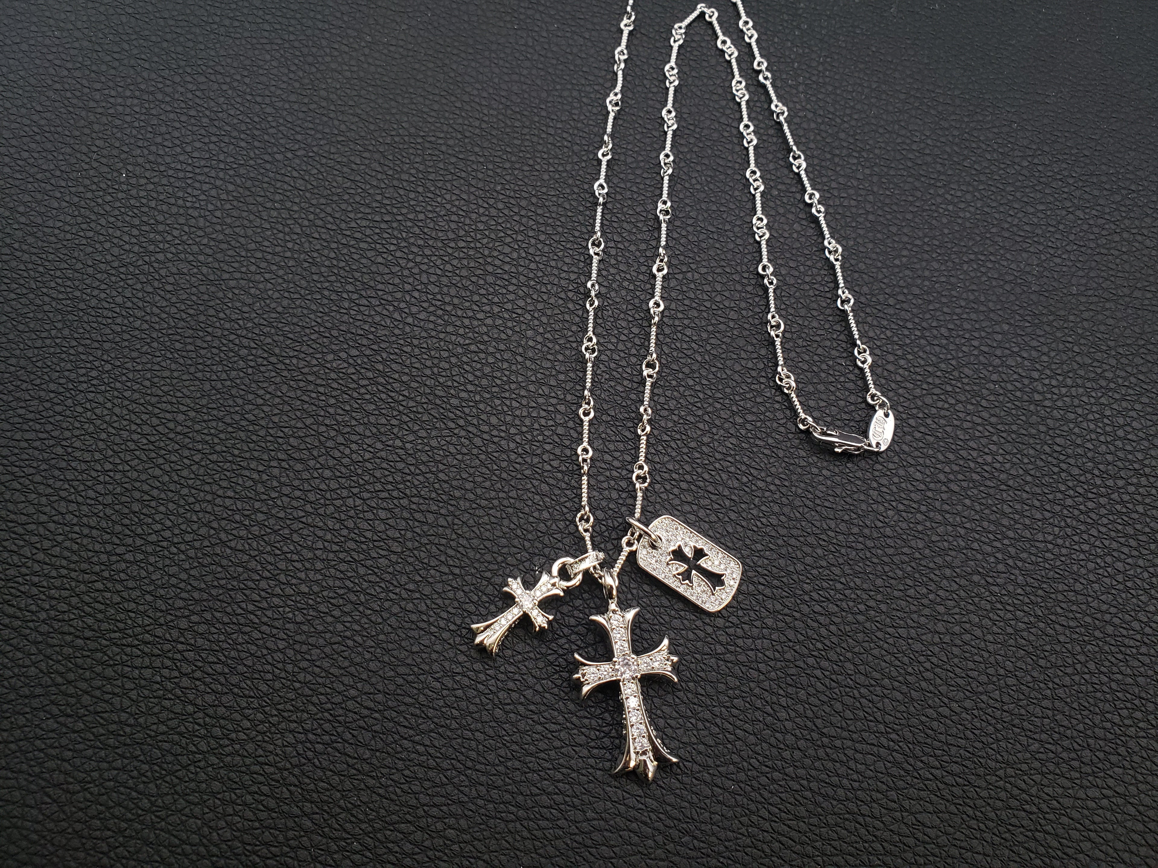 Chrome Jewels 3 in 1 Necklace Silver/Gold