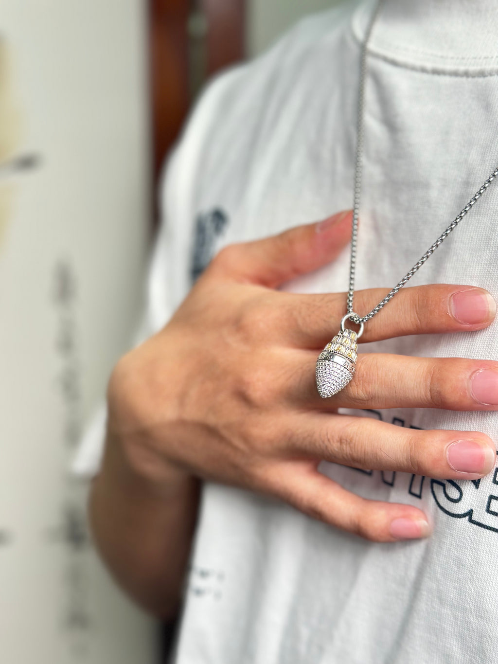 PurePeak Nyangla Buddha 925 Silver Pendant (Approx 9.25g)