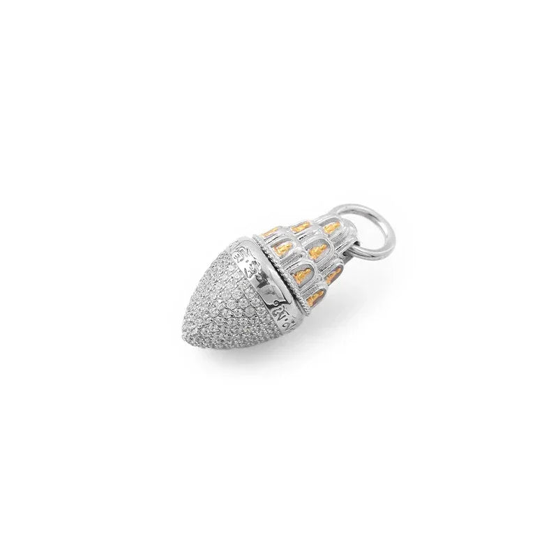 ZenWuxiang Nyangla Buddha 925 Silver Pendant (Approx 9.25g)