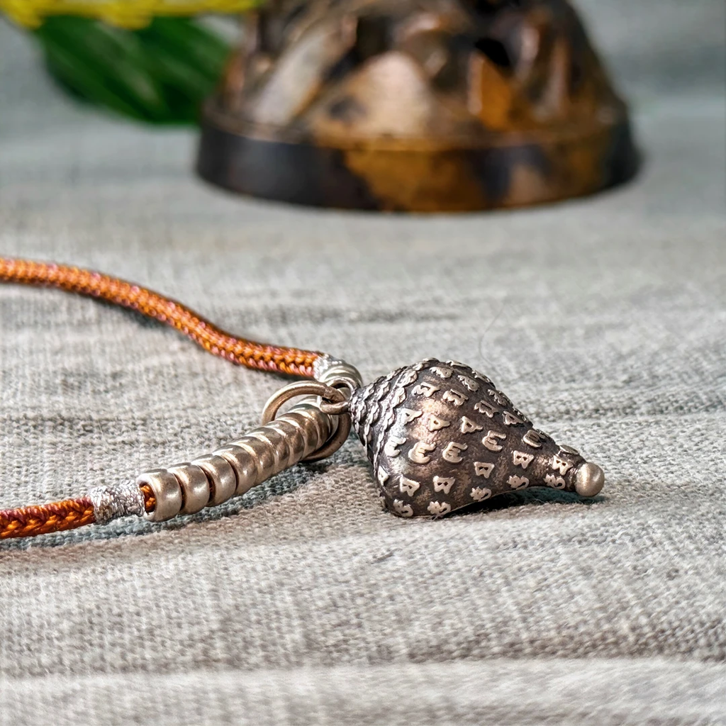 PurePeak Dharma Conch Blessing Necklace