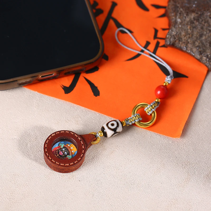 PurePeak Zhaxi Lhamu Tsa Tsa Phone Charm Sacred Guardian