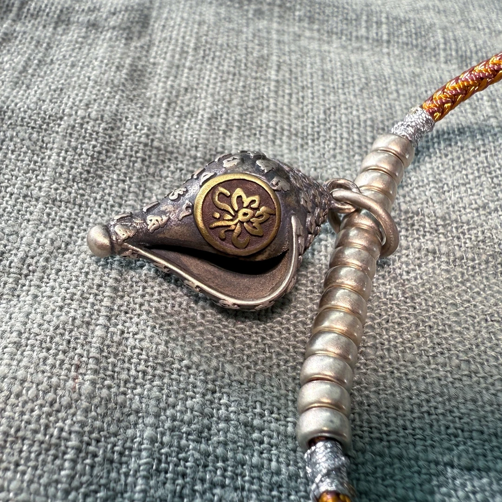 PurePeak Dharma Conch Blessing Necklace