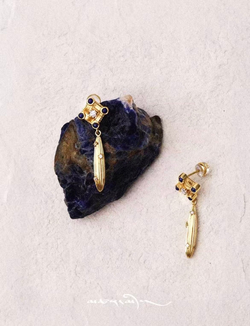 PurePeak “Mandala Series” Sculptural Drop Earrings