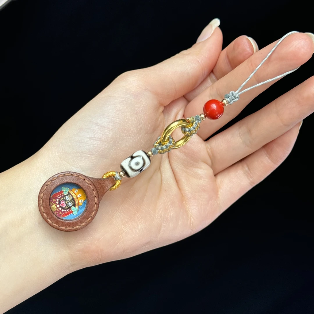 PurePeak Zhaxi Lhamu Tsa Tsa Phone Charm Sacred Guardian