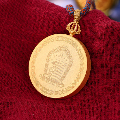 ZenWuxiang Padmasambhava Mantra Obstacle Removal Pendant