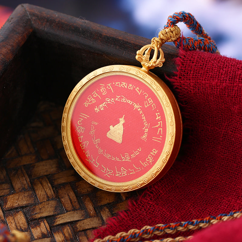 PurePeak Padmasambhava Mantra Obstacle Removal Pendant