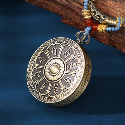 ZenWuxiang Mandala Thangka Pendant (40mm) Tibetan Buddhist Art