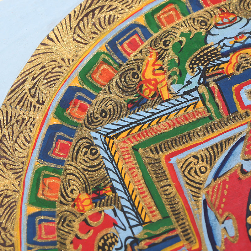 PurePeak Random Delivery Tibetan Mandala Framed Decor (Frame 23x23cm)