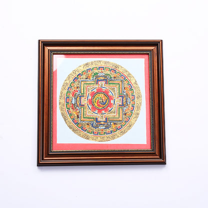 ZenWuxiang Random Delivery Tibetan Mandala Framed Decor (Frame 23x23cm)
