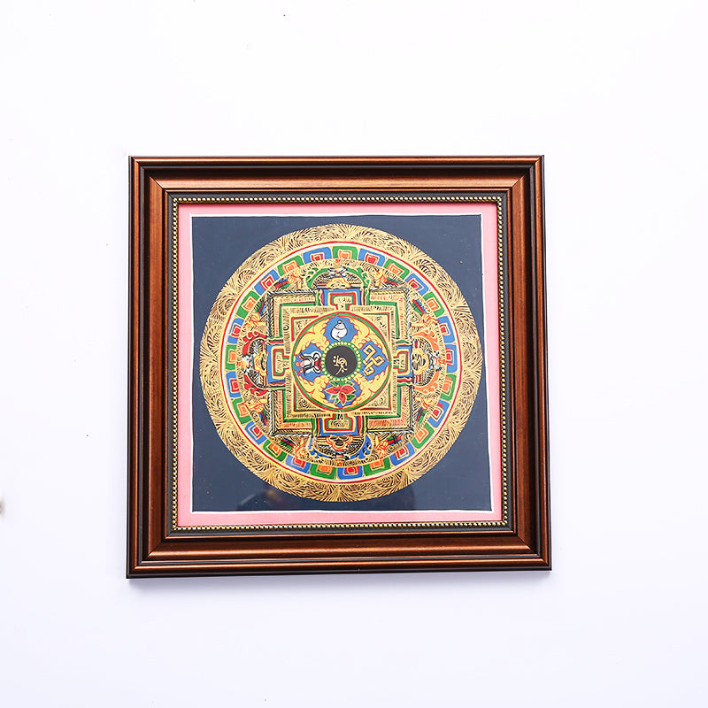 PurePeak Random Delivery Tibetan Mandala Framed Decor (Frame 23x23cm)