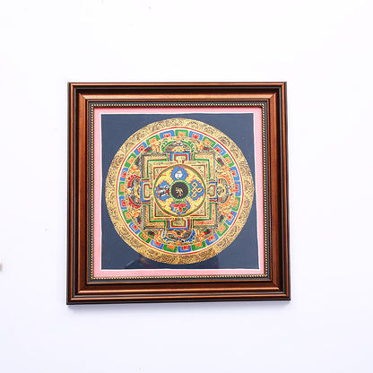 ZenWuxiang Random Delivery Tibetan Mandala Framed Decor (Frame 23x23cm)