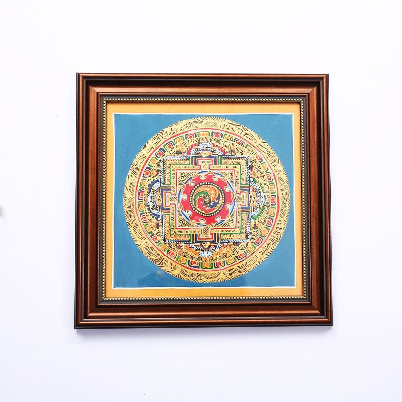 PurePeak Random Delivery Tibetan Mandala Framed Decor (Frame 23x23cm)
