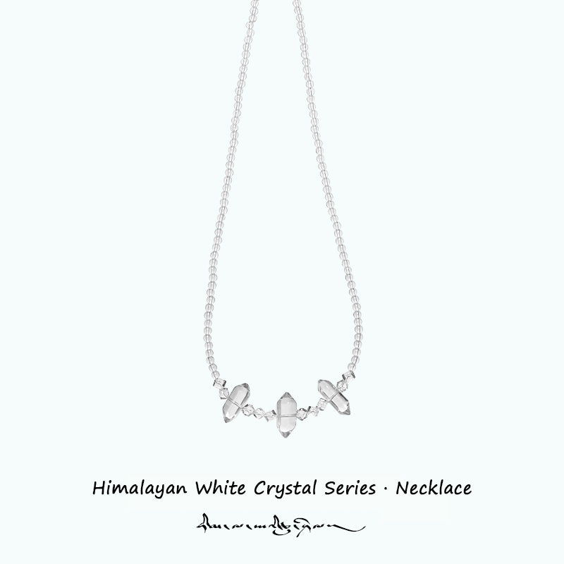 PurePeak “Himalayan Crystal Series” Double Terminated Necklace