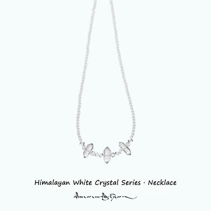 PurePeak “Himalayan Crystal Series” Double Terminated Necklace