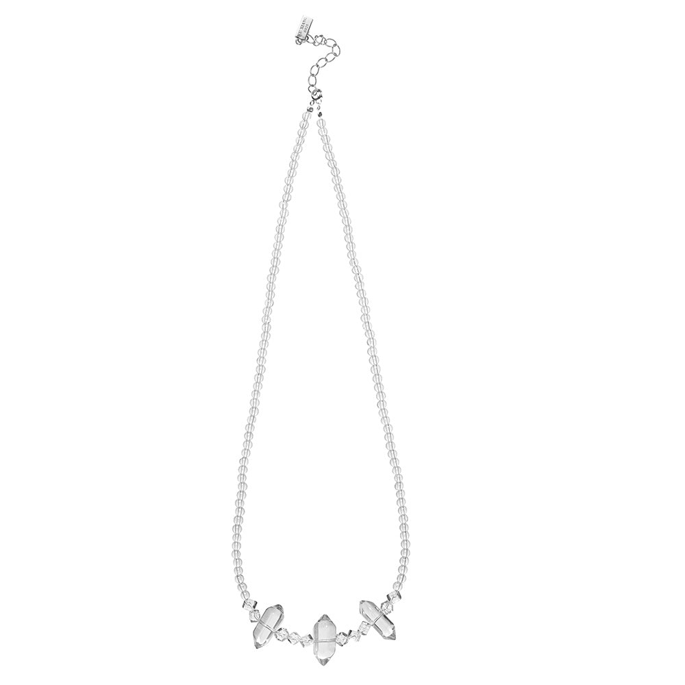 PurePeak “Himalayan Crystal Series” Double Terminated Necklace