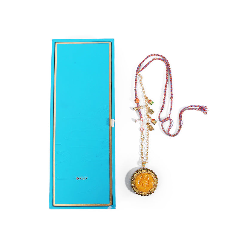 PurePeak Beeswax Tara S925 Silver Pendant (Approx.26mm)