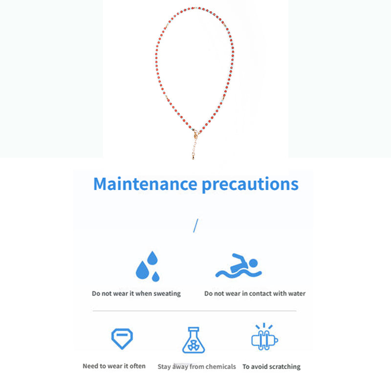 PurePeak “Red Serpent Series” Baoshan Ice Red & Green Turquoise Necklace