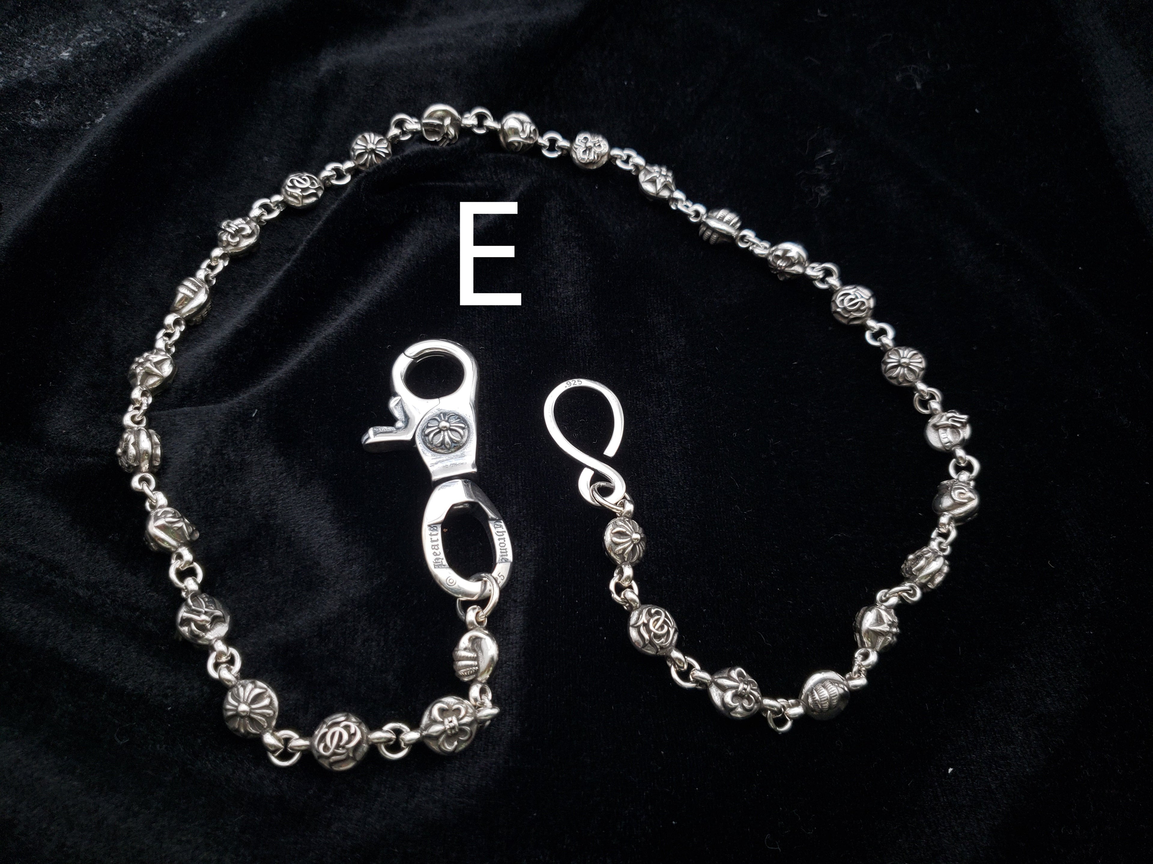 Chrome Jewelry Pants Chain, Edgy style