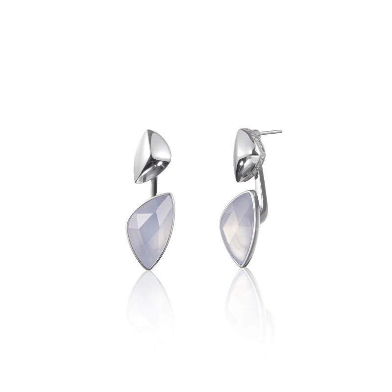 PurePeak “Eternal Glacier Series” Duality Sculptural Studs