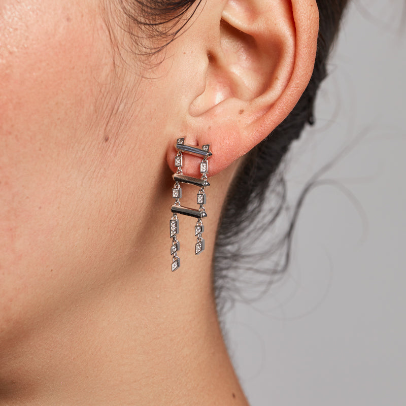 PurePeak “Sky Staircase Series” Stud Earrings