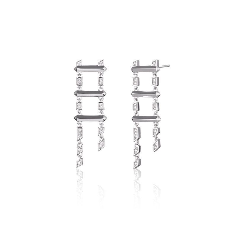 PurePeak “Sky Staircase Series” Stud Earrings