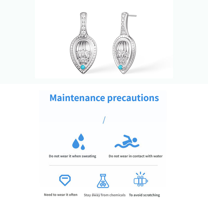 PurePeak “Mountains Conch Series” Minimal Studs