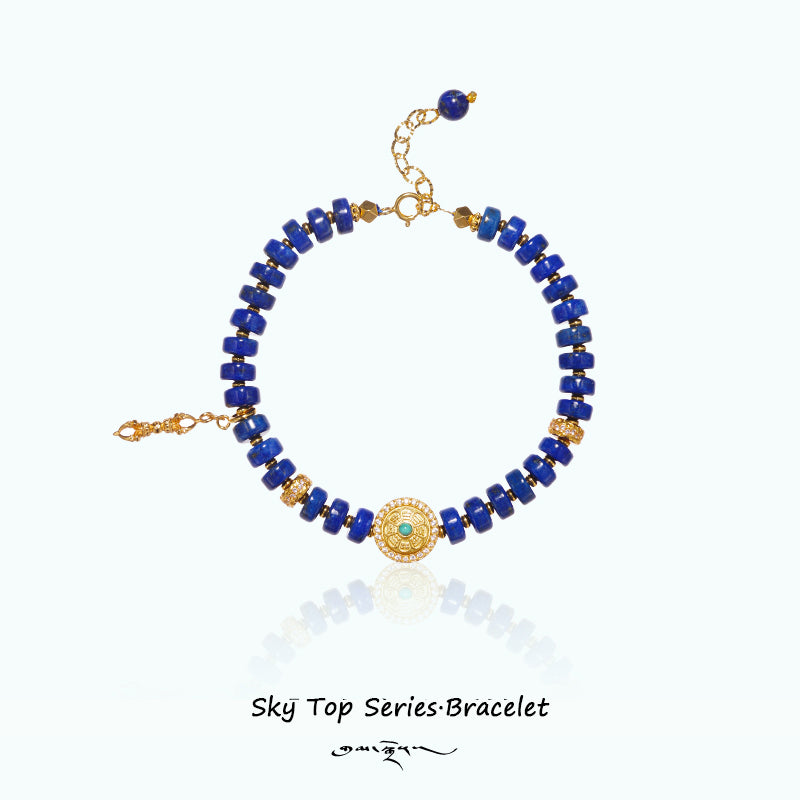 PurePeak “Sky Top Series” Lapis Bracelet