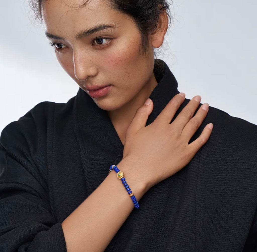 PurePeak “Sky Top Series” Lapis Bracelet
