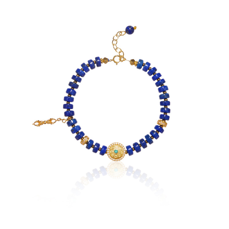 PurePeak “Sky Top Series” Lapis Bracelet