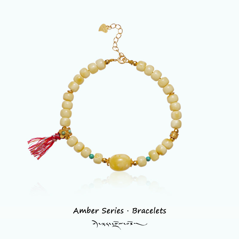 PurePeak “Amber Series” Original Tibetan Wax Bracelet