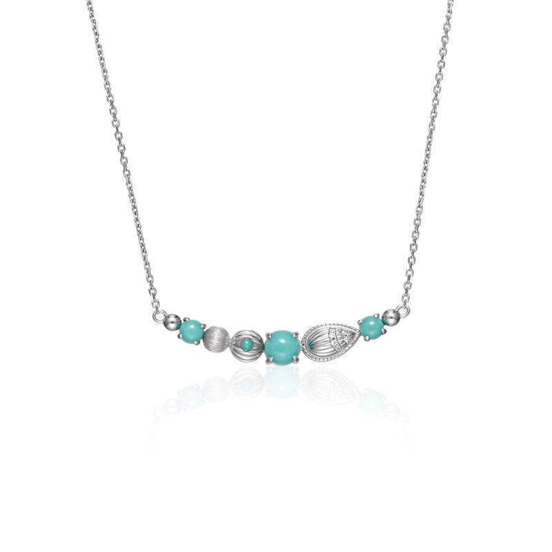 PurePeak “Mountains Conch Series” Fluid Drop Earrings