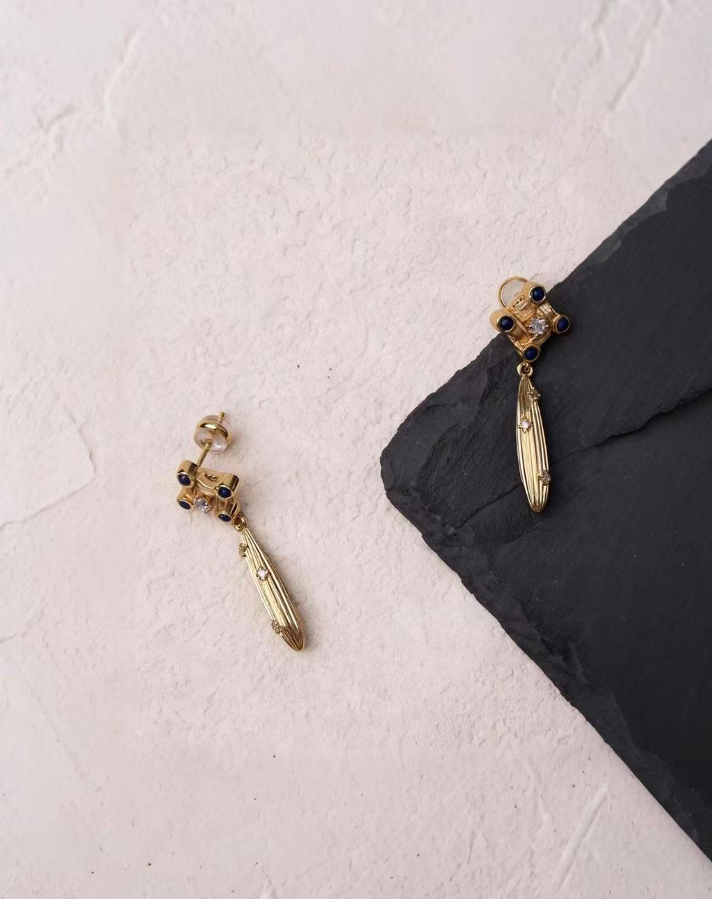 PurePeak “Mandala Series” Sculptural Drop Earrings