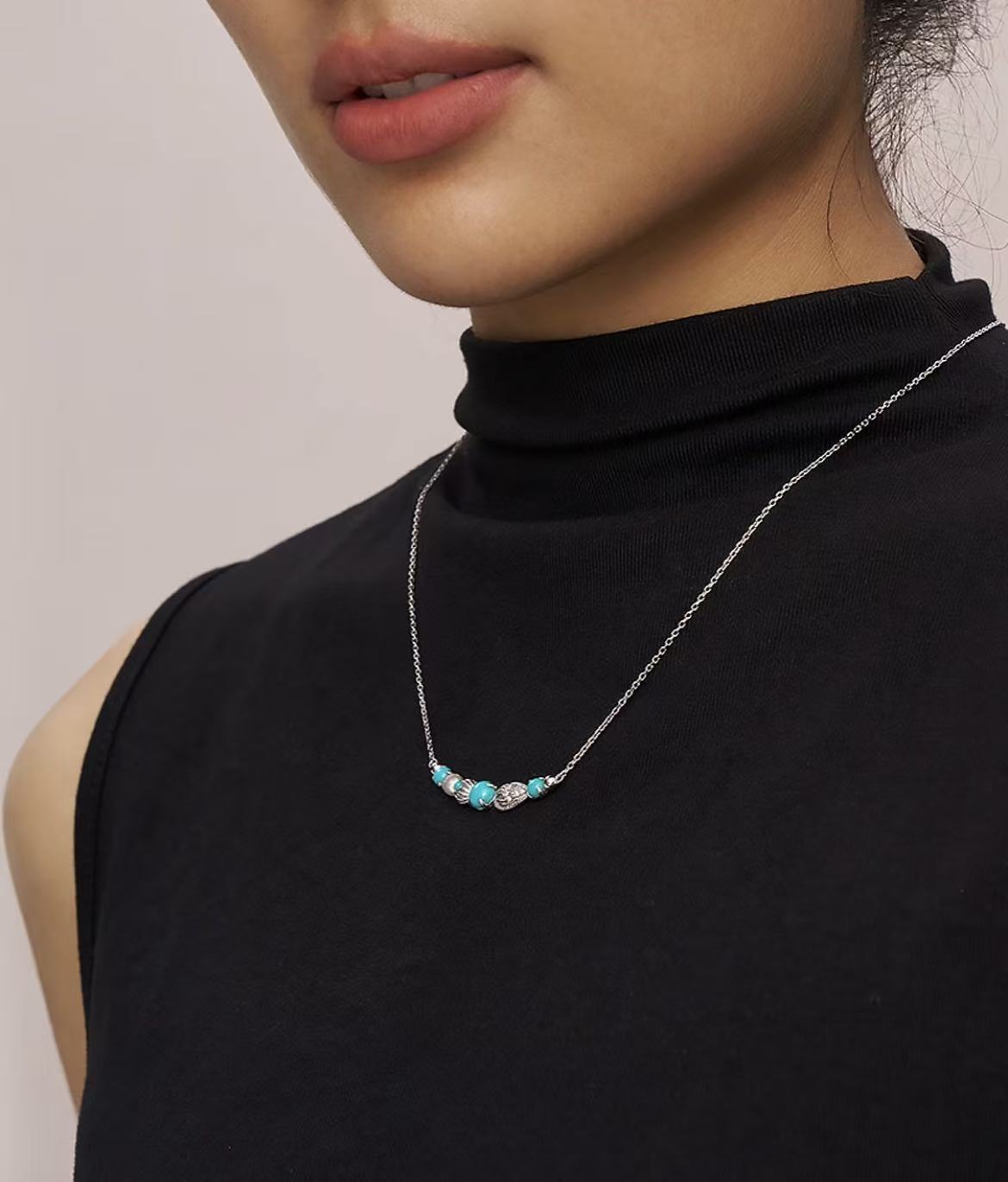 PurePeak “Mountains Conch Series” Fluid Drop Earrings