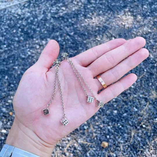 Chrome jewelry Earrings,Chrome Style Earrings,Handmade