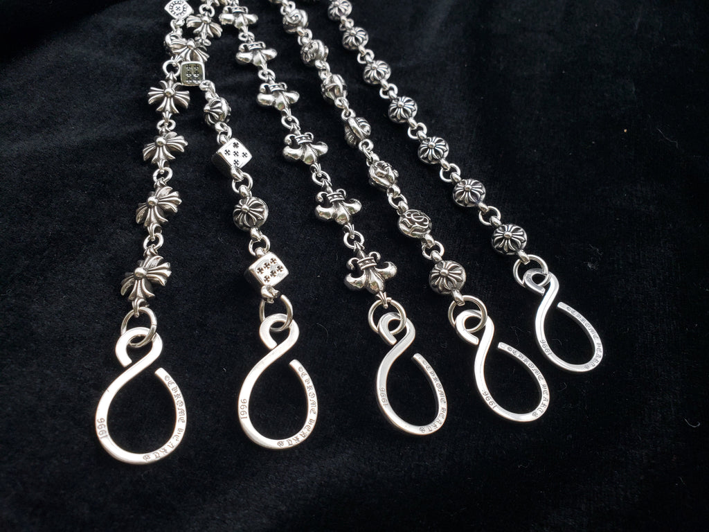 Chrome Jewelry Pants Chain, Edgy style