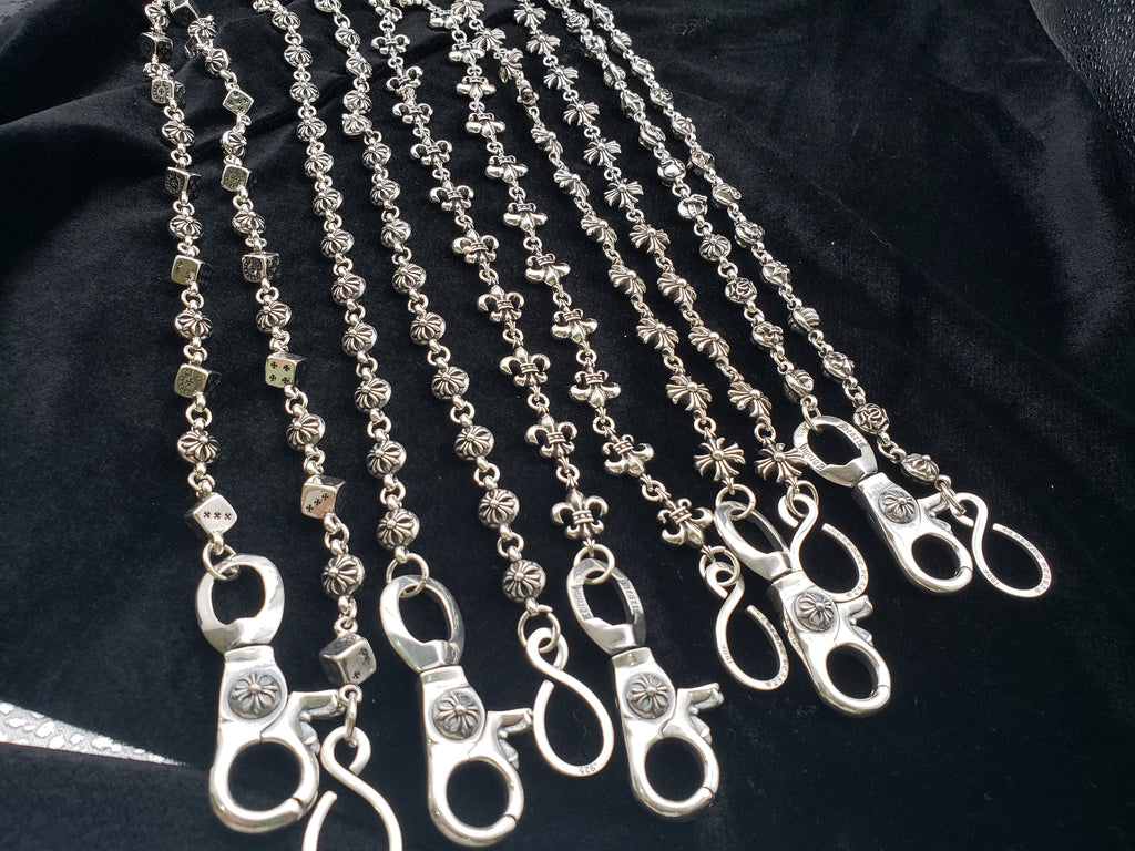 Chrome Jewelry Pants Chain, Edgy style