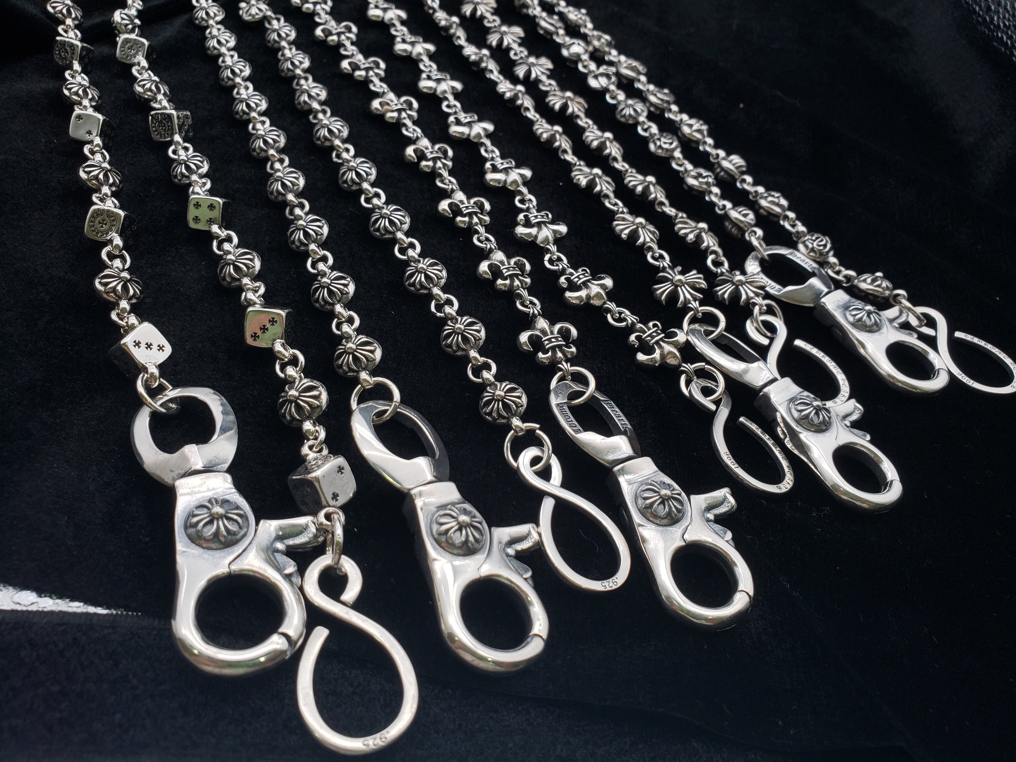 Chrome Jewelry Pants Chain, Edgy style