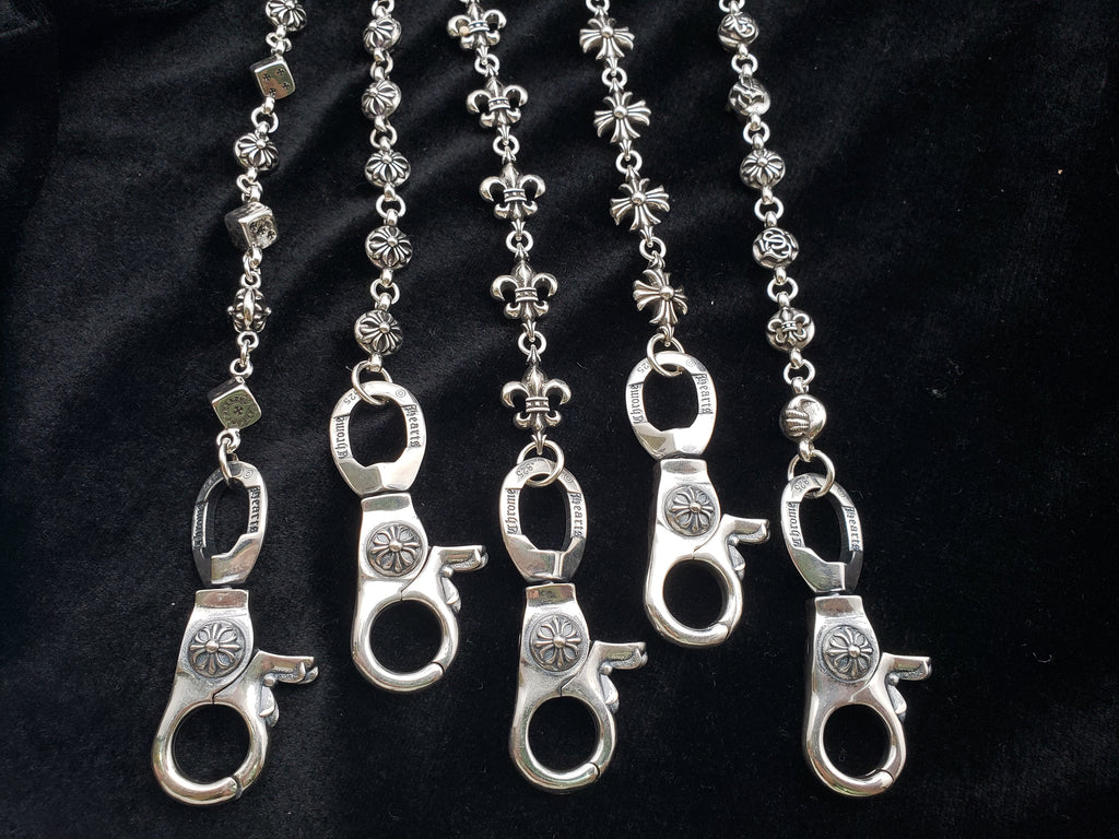 Chrome Jewelry Pants Chain, Edgy style