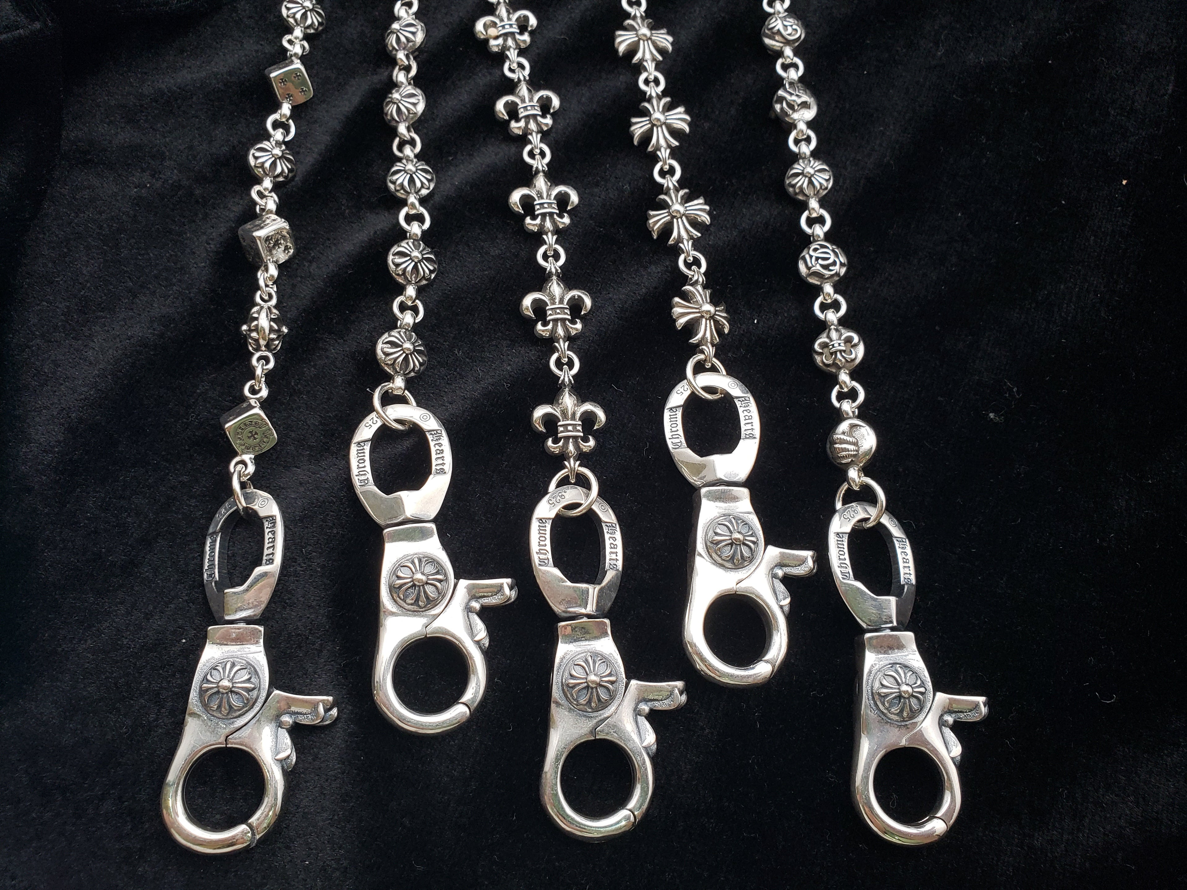 Chrome Jewelry Pants Chain, Edgy style